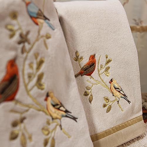 Avanti Linens - 3pc Towel Set, Soft & Absorbent, Nature Bathroom Decor