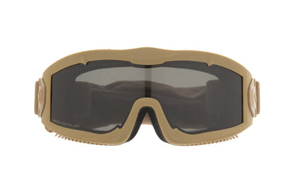 Lancer Tactical AERO Airsoft Tactical Safety Goggles ANSI Z87.1, 3mm Dual Pane Anti-Fog Lens for Hunting, Paintball, Cycling
