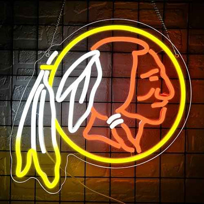 Football Neon Sign for Wall Decor Rugby Team Neon Light Football Fans Neon Sign for Man Cave Dormitory Bar Club Birthday Gifts for Rugby Fans USB Powered(ZKXD325)