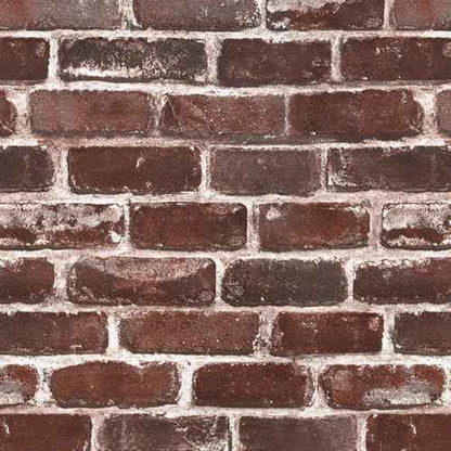 Red Brick Wallpaper Peel and Stick Realistic Distressed Textured Rock Stone Self Adhesive Contact Paper Embossed Vintage Removable Vinyl Wall Paper Faux Brick Look Wall Covering 118inch