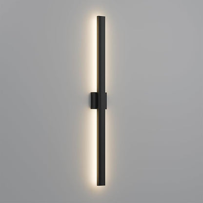 LamQee 47.2 In Aluminum Long Outdoor Wall Light, 3000K 3100LM Integrated LED Waterproof IP65, Linear Modern Exterior Lighting Fixtures Wall Mount Outside Sconce for House Porch Patio Garage Front Door