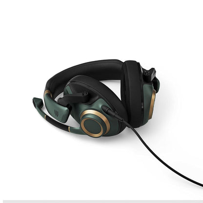 EPOS H6Pro - Closed Acoustic Gaming Headset with Mic - Over-Ear - Lift-to-Mute - Xbox/PS4/PS5/PC Headset - Gaming Accessories (Green)
