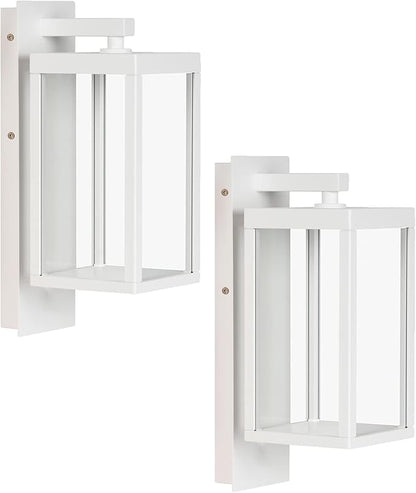 Modern Outdoor Light Fixtures Dusk to Dawn Outdoor Lighting 2 Pack,15" Exterior Wall Sconce, Porch Light, Garage Lights Wall Lamp, Waterproof Outdoor Lights for House,Garden, Front Door
