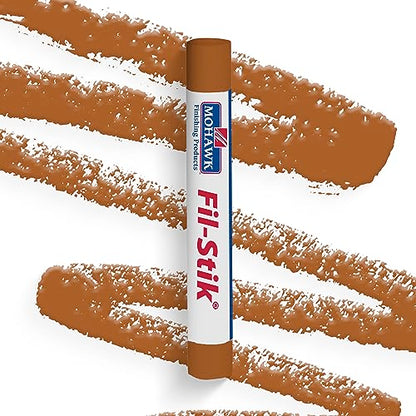 MOHAWK Finishing Products Fill Stick (Fil-Stik) Putty Stick for Wood Repair (Medium Rock Maple)- Rub On Semi-Soft Wax Filler Stick