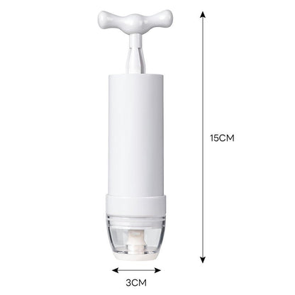 Mini Vacuum Pump Manual Portable Vacuum Sealer Pump for Sous Vide Bags Use in Clothes and Food 2-Pack