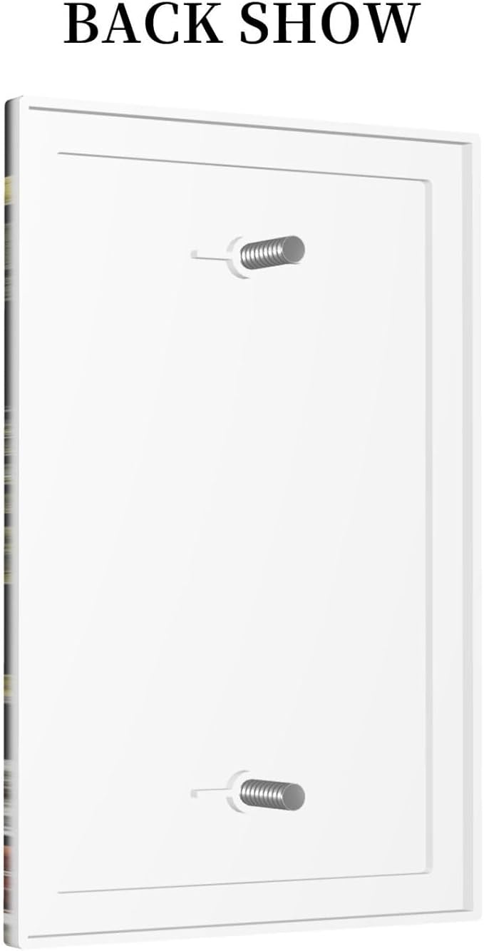Nature Plant Botanical Daisy Mushroom Snails And Moon 1 Gang Light Switch Cover No Device Wall Plate Decorative Single Blank Switchplate Electrical Faceplate for Bathroom Art Panel Decorate