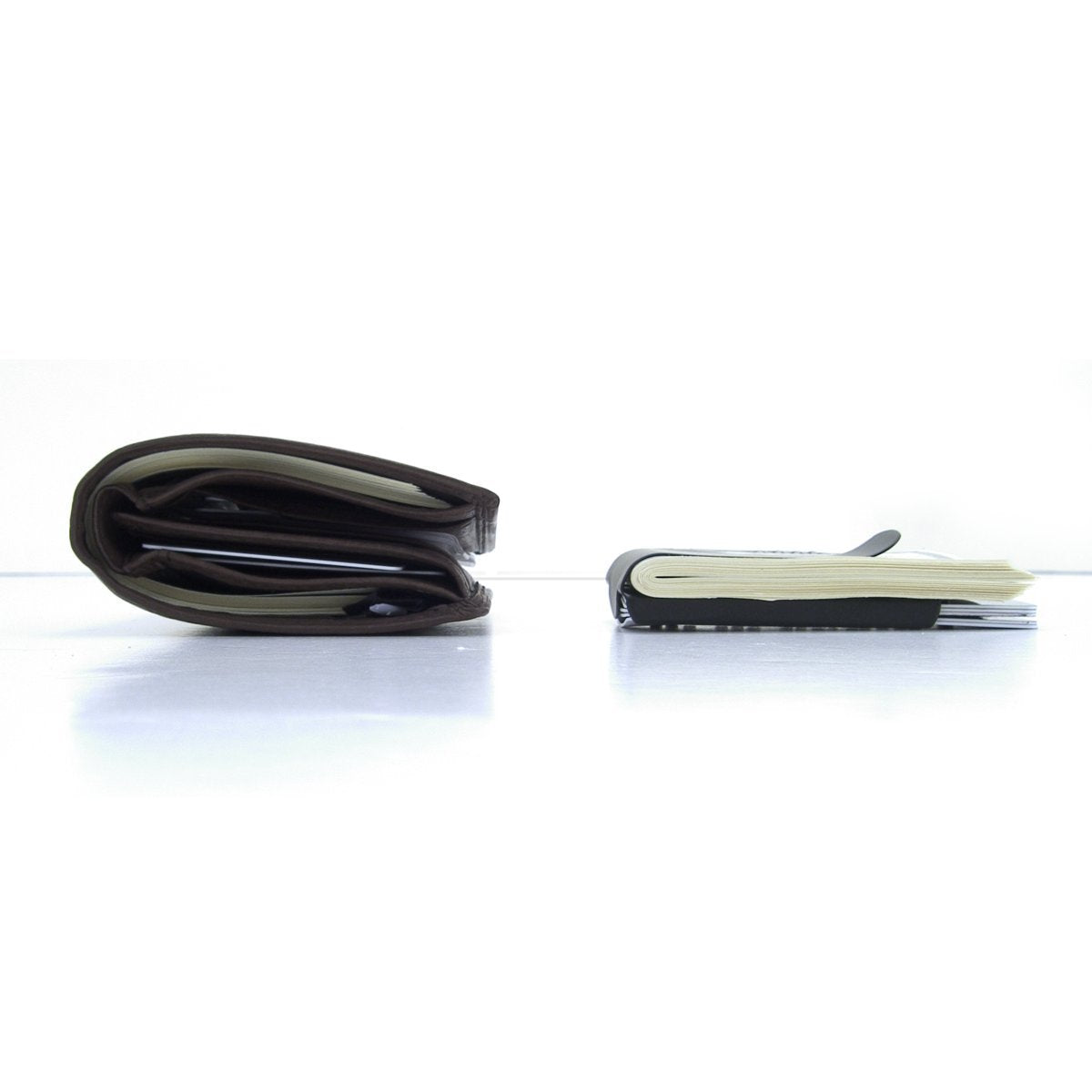 Storus Smart Money Clip + Card Holder Slim Minimalist Double-Sided Pocket Wallet for Men, Dads, Gift - Titanium Finish