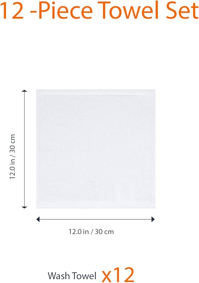 Amazon basics cotton washcloths, Lightweight quick-dry