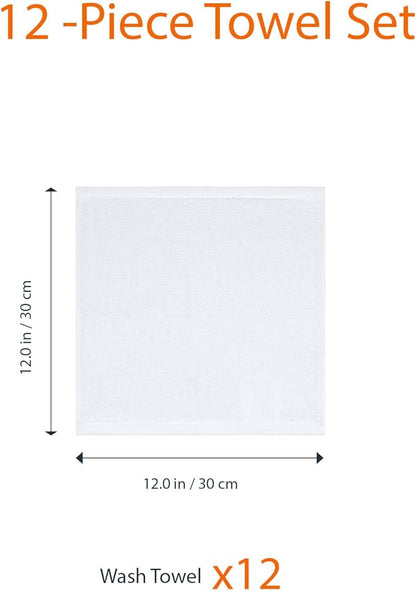 Amazon basics cotton washcloths, Lightweight quick-dry