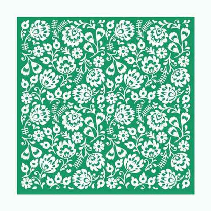 Flowers Self-Adhesive Silk Screen Printing Stencils,Evil Eyes Flowers Reusable Screen Stencil for Crafts Bohemian Style Screen Printing Mesh Stencils Painting on Wood,T-Shirt,Tablecloth,Table,Wall