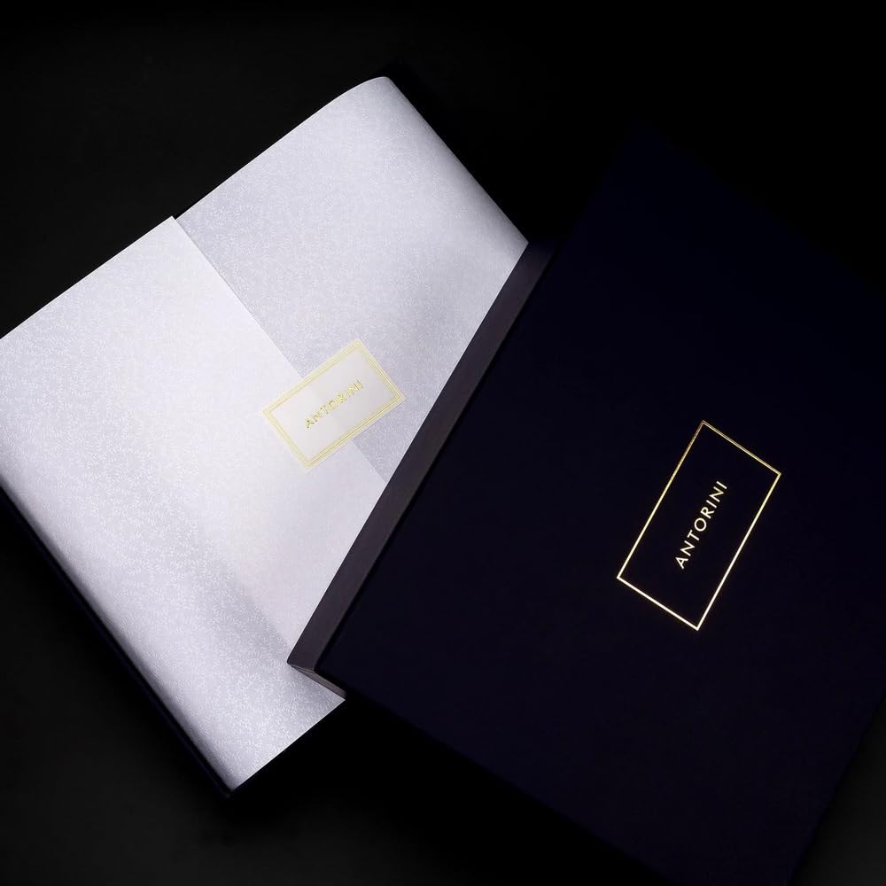ANTORINI Wallet for Men RFID Blocking, Slim Minimalist Front Pocket Bifold Wallet, Genuine Italian Leather Business Card Holder