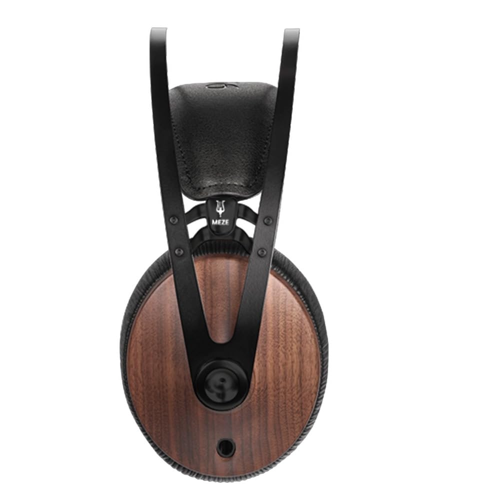 Meze 99 Classics Wired Wooden Closed Back Over Ear Headphones with Microphone (Walnut/Black)