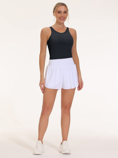 THE GYM PEOPLE Women's Sports Bra Sleeveless Workout Tank Tops Running Yoga Cropped Tops with Removable Padded