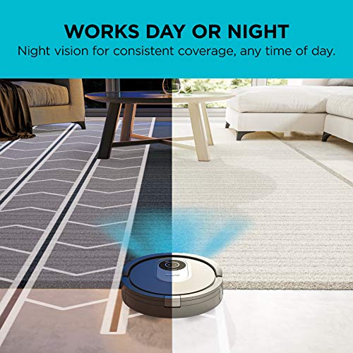 Shark AI Robot Vacuum, Smart Mapping|Scheduling|Pet Hair Pick Up|Logical Navigation, Black/Silver (RV2001), Carpet