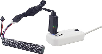 1PCS 3S 11.1V 2000mAh Li ion Battery with SM-2P Plug Connector and USB Charging Cable, Suitable for Airsoft Gel Water Droplet Blaster Air Gun Gel Ball Shock Wave Replacement Battery