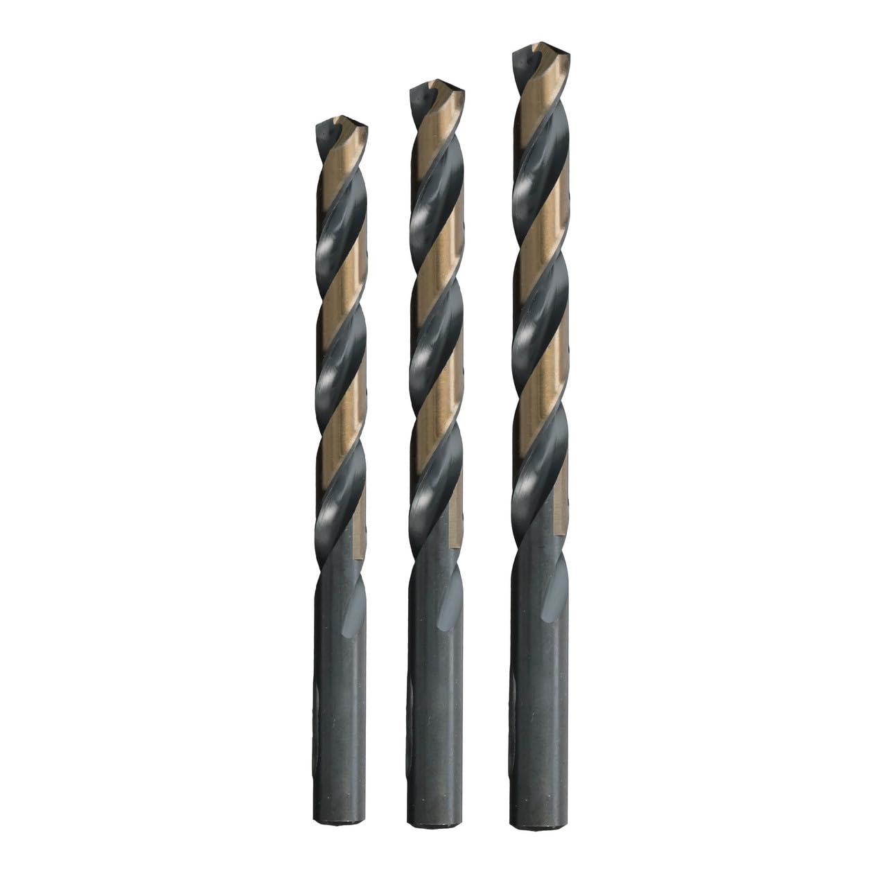 Drill America - KFD29J-PC 29 Piece Heavy Duty High Speed Steel Drill Bit Set with Black and Gold Finish in Round Case (1/16" - 1/2" x 64ths), KFD Series