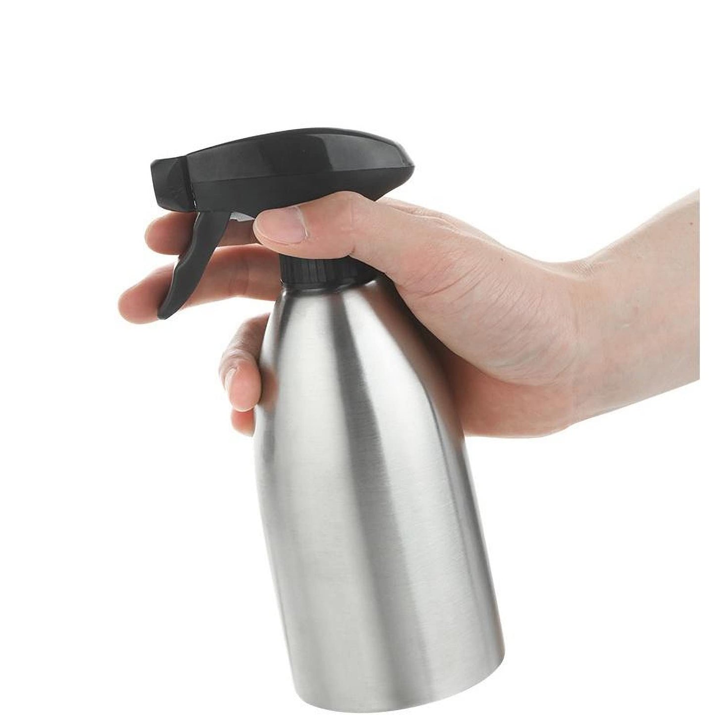 Stainless Steel Olive Oil Sprayer Bottle, 17 Oz/500ml Sauce Vinegar Sprayer Dispenser, Water Sprayer Bottle,Kitchenware Tools for Cooking, Frying, BBQ and Grilling