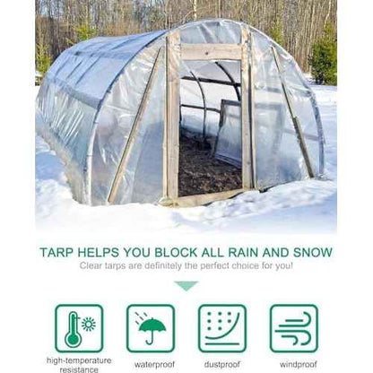 8' x 8' Clear Tarp