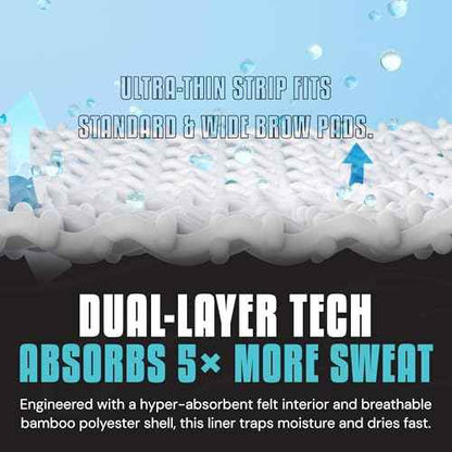 SweatHawg Hard Hat Liner Sweatband ? Extreme Sweat Absorbing, Quick-Dry, Cooling, Washable Liner for Helmets & Hard Hats