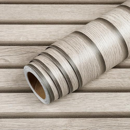 Livelynine Wood Slat Wallpaper Peel and Stick Accent Wall 15.8x78.8 Wooden Slats Wallpaper Self Adhesive Slat Wall Paneling Stick on Wallpaper Removable Wood Look Contact Paper Waterproof Vinyl Panels