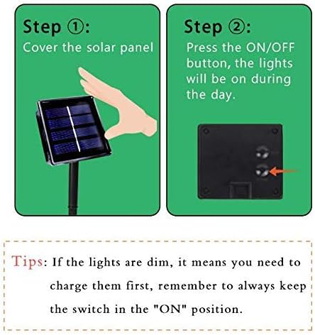 OZS 2PK 240LED 95FT Solar String Lights Outdoor Waterproof | Solar Christmas Tree Lights with 8 Lighting Modes Solar Light Outdoor for Xmas Party Garden Tree Christmas Decorations (Red&Cool White)