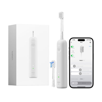 Laifen Wave Special Electric Toothbrush, New 2025 Version Oscillation & Vibration Sonic Electric Toothbrush for Adults with App, 2 Brush Heads, IP68 Waterproof Travel-Friendly (Misty Lavender)