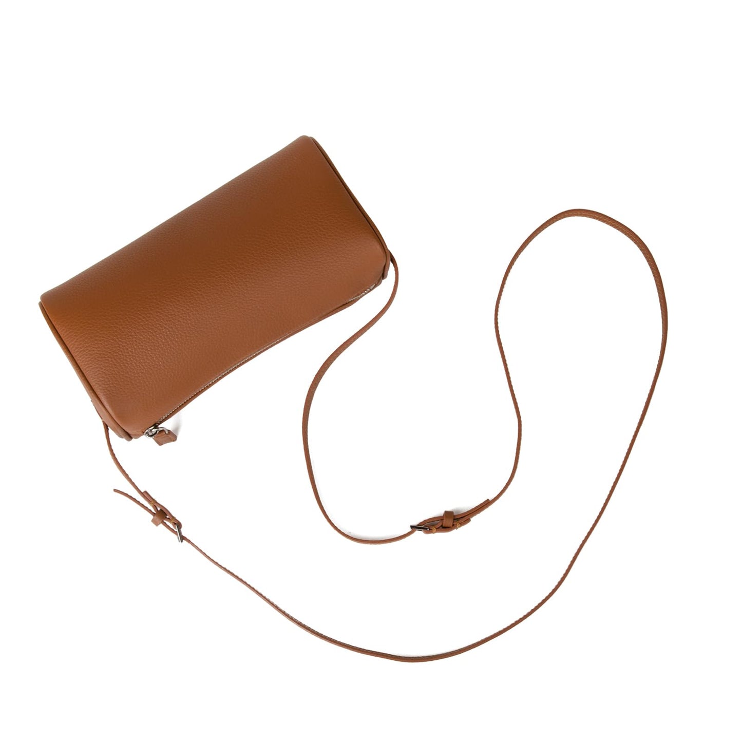 DONNAIN Premium Full-Grained Leather Crossbody Purses for Women, Hobo Bags for Women Crossbody with Adjustable Strap (Caramel-Lychee pattern, Small)