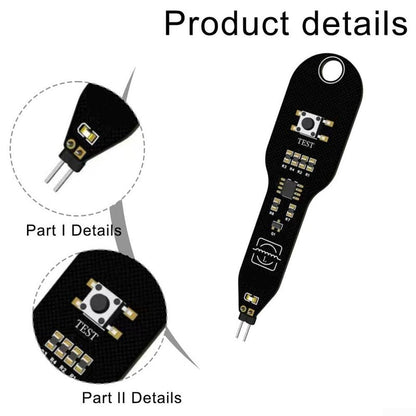 Sumsoctober Inductor Fault Tester for Mobile Phone Motherboards Electromagnetic Induction Coil Tester for Quick PCB Repair and Electronic Component Diagnosis