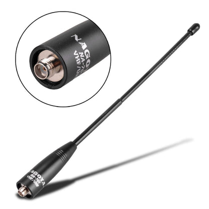 Authentic Genuine Nagoya NA-701 8-Inch Whip VHF/UHF (144/430Mhz) Antenna SMA-Female for BTECH and BaoFeng Radios