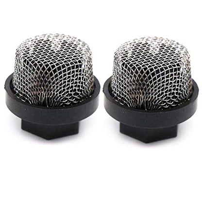 2pcs/Pack 7/8-Inch UNF Inlet Strainer Screen mesh 246385 for 390 Ultra 395 495 Airless Paint Spray Guns, fits for Wagner Spraytech Titan Paint Pumps
