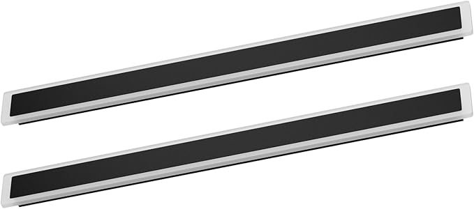 Tipace 2 Pack Outdoor Wall Sconces 39.4IN Long Modern LED Wall Light with Frosted Acrylic Waterproof IP65 Warm White Black Exterior Wall Light for Patio,Porch(3000K)
