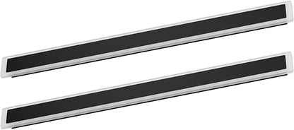 Tipace 2 Pack Outdoor Wall Sconces 39.4IN Long Modern LED Wall Light with Frosted Acrylic Waterproof IP65 Warm White Black Exterior Wall Light for Patio,Porch(3000K)