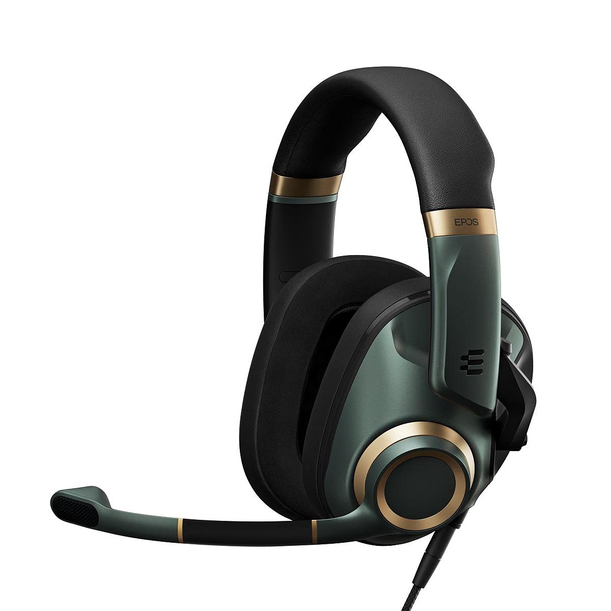 EPOS H6Pro - Closed Acoustic Gaming Headset with Mic - Over-Ear - Lift-to-Mute - Xbox/PS4/PS5/PC Headset - Gaming Accessories (Green)