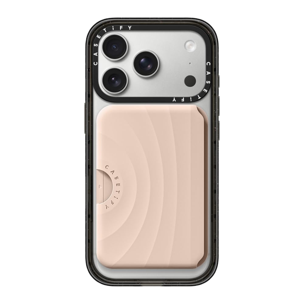 CASETiFY Snappy Ripple Wallet [Campatible with Magsafe] - Oat