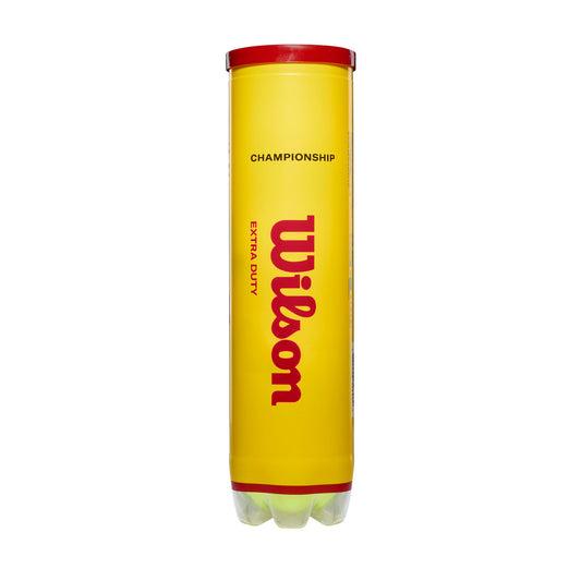 WILSON Championship Tennis Balls - Extra Duty, Single Can (4 Balls)