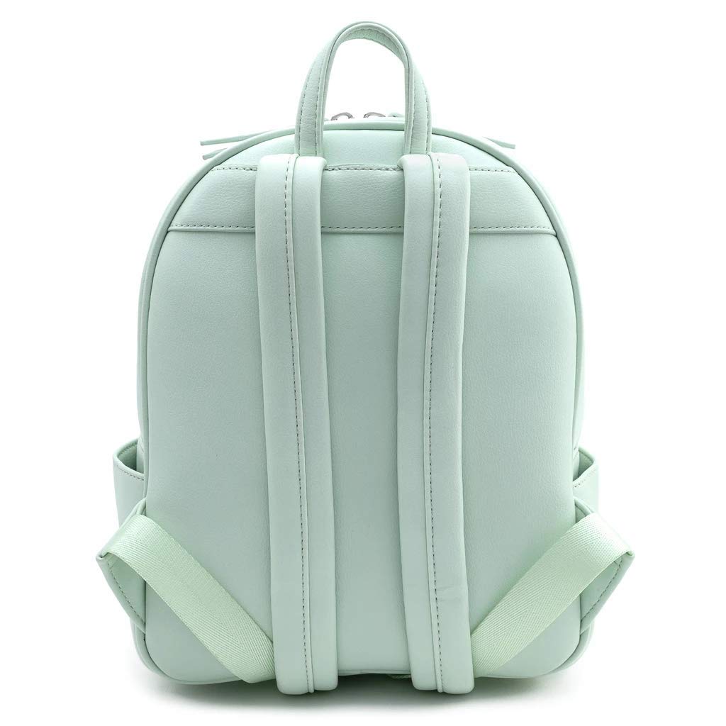 Loungefly Mint Pin Trader Faux-Leather Mini Backpack (One Size, Mint)