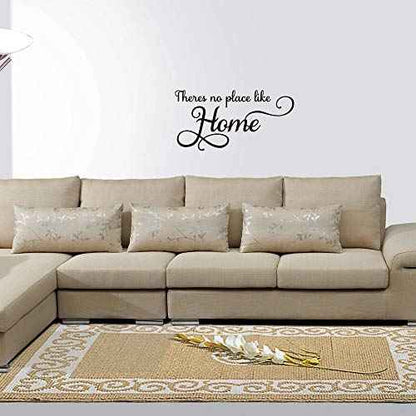 There's no Place Like Home Vinyl Wall Decal Family Love Quotes Wall Sticker for Home Decor