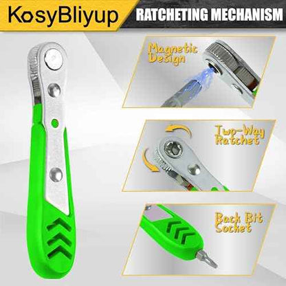 232PCS Ultimate Screwdriver Bit Set, Security Bit Set, Includes Magnetic Security Bits, Nut Driver, Ratchet Wrench, CR-V Steel Drill Bit Set