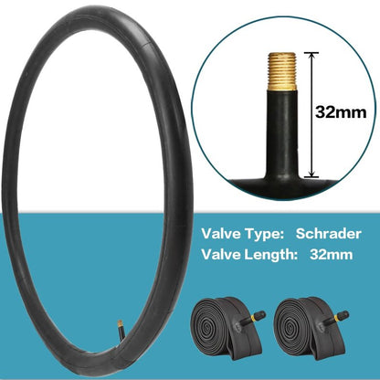 SIMEIQI Pair of 26"x1.75" Bike Tires with or Without Inner Tubes of 26“x1.75”/2.125“ Replacement Tire for Hybrid City Road Commuter Bicycles Urban