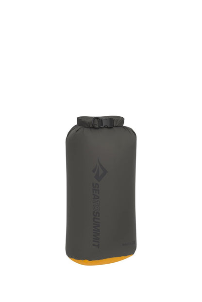 Sea to Summit eVac Dry Bag, Roll-Top Compression Sack, 8 Liter, Beluga Black