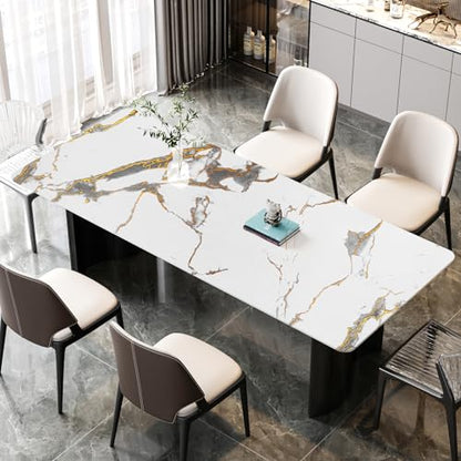 White and Gold Marble Contact Paper Peel and Stick Marble Wallpaper Removable Waterproof Cabinet Contact Paper for Countertops Vinyl Wrap Marble Wall Paper for Bathroom Kitchen 11.8"x118"