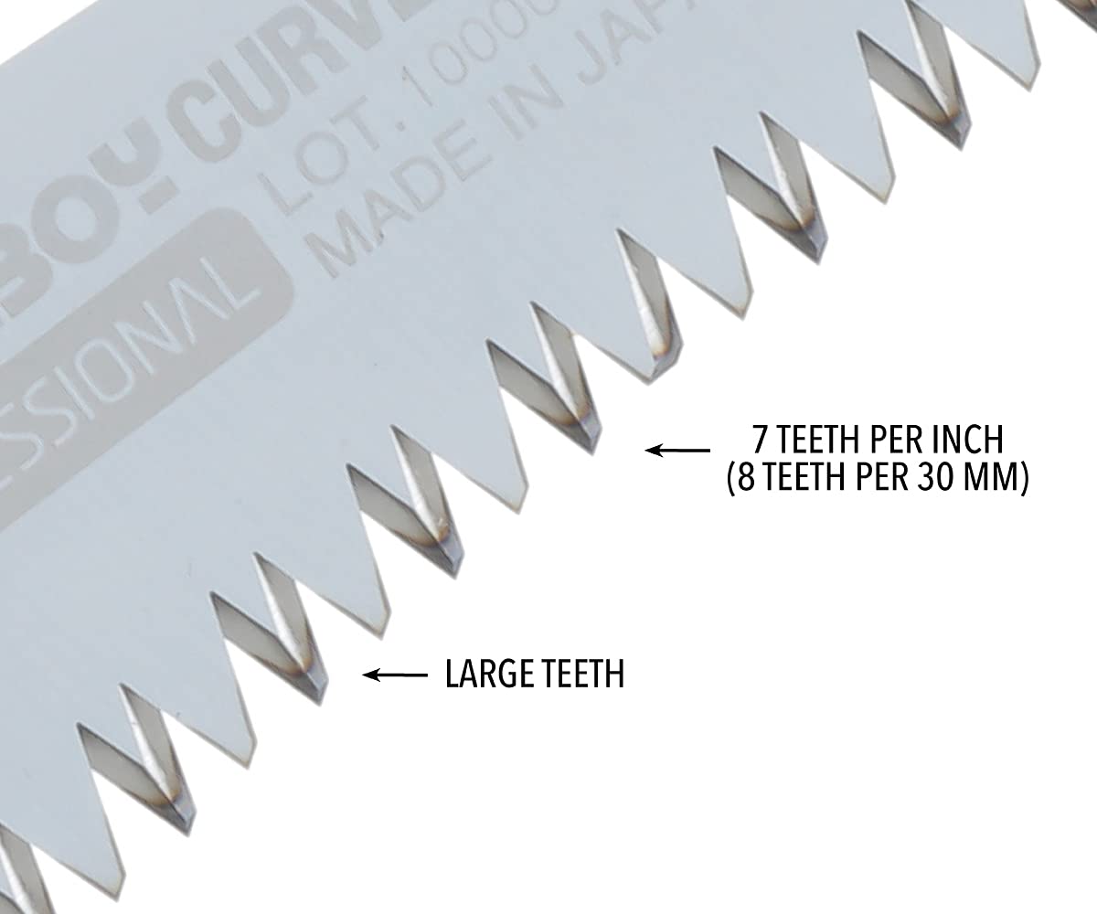 Silky Professional Series PocketBoy Curved Blade Folding Saw 170mm Large Teeth (726-17)