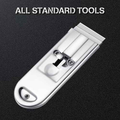 Honoson 40 Pcs Industrial Single Edge Razor Blades 100% Carbon Steel Straight Edge Replacement Blades for Scrapers, Box Cutters, Glass and Paint Removal