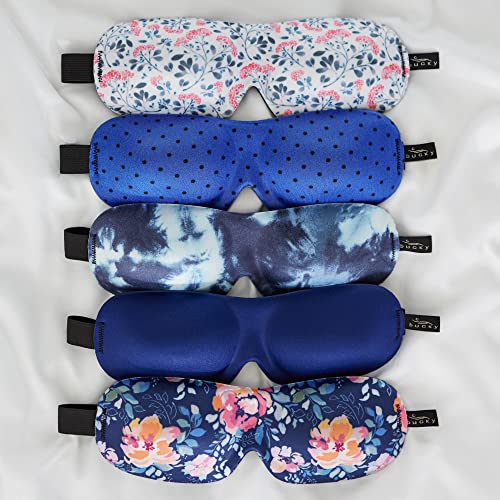 Bucky 40 Blinks No Pressure Printed Eye Mask for Travel & Sleep, Foil, One Size