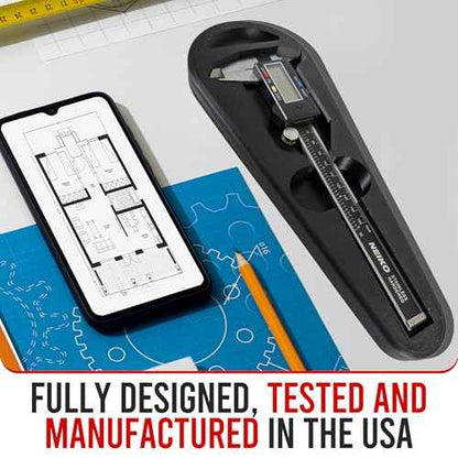 USA-Made Magnetic Caliper Holster for Micrometers & Precision Tools ? Heavy-Duty Protective Case with Magnetic Backing, Scratch-Resistant, Dustproof, Shockproof, and Durable Design