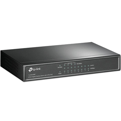 TP-Link TL-SG105MPE | Easy Smart Managed | 4 PoE+ Ports @120W, w/ 1 Uplink Gigabit Port | QoS, Vlan, IGMP & LAG | Fanless | PoE Auto Recovery | 3 Year Protection