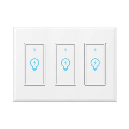 Smart Light Switch, Compatible with Alexa, Google Assistant, IFTTT, WiFi Light, Neutral Wire Required, Schedule Setting APP Remote Control, ETL, No Hub Required (Smart Switch 2pack)
