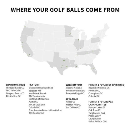 LostGolfBalls - 100 e6 Soft Golf Balls in Near Mint Condition, AAAA Quality, Recycled Used Golf Balls, Best Value Golf Balls, White