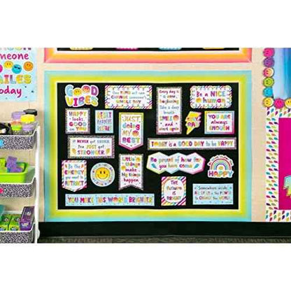 Teacher Created Resources Aqua and Lime Color Wash Straight Border Trim
