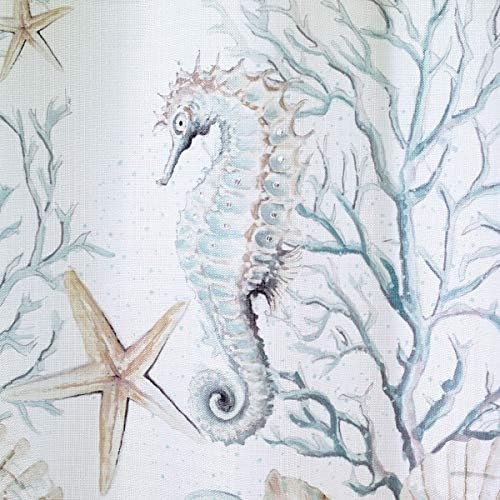 Avanti Linens - Fabric Shower Curtain, Sea Inspired Bathroom Decor